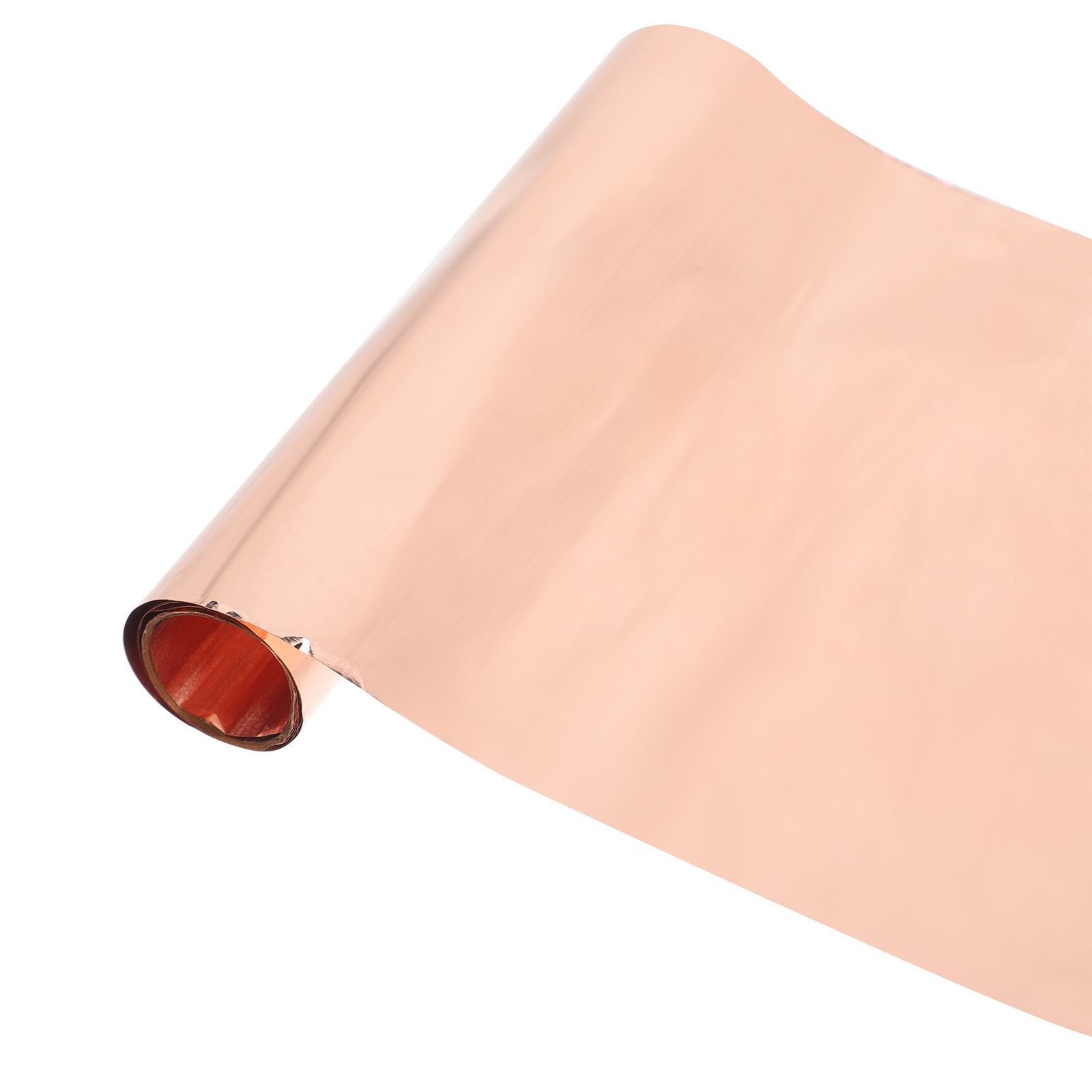Monyance Copper Sheet Metal 2 Rolls Copper Sheet 0.01mm Thickness Copper Foil Plate Craft Pure Copper Sheet(39.37X3.94X0Inches)